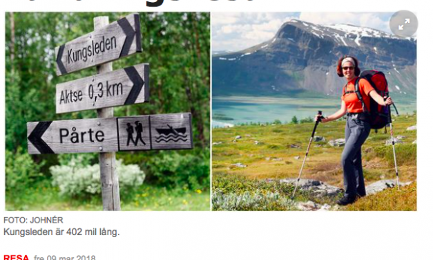 Vandringsguiden en av tre vandringsexperter i Aftonbladet