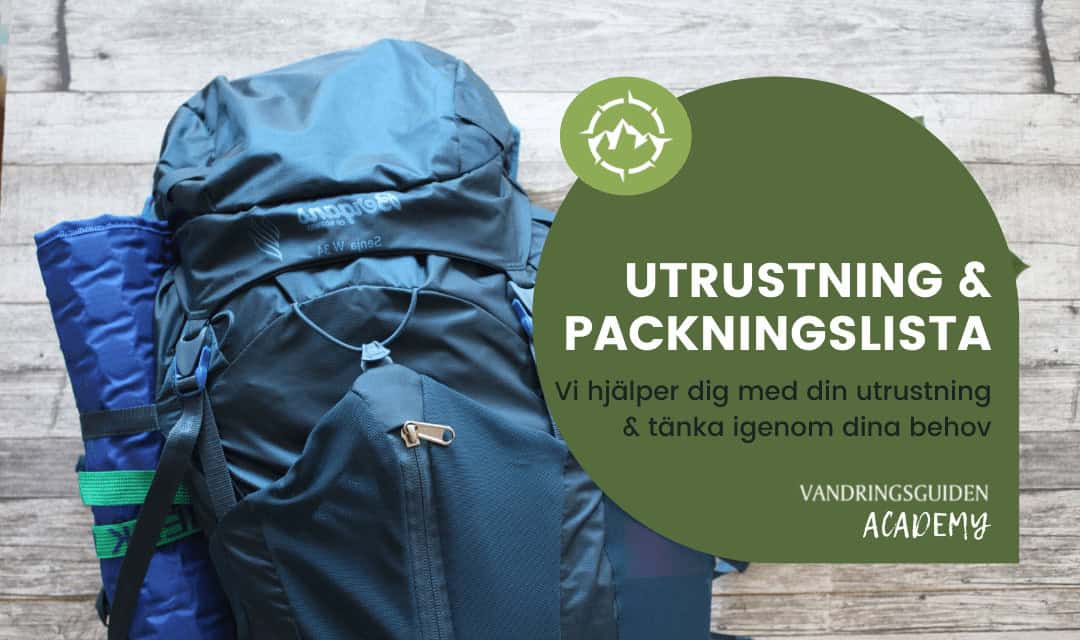 Avademy utrustning och packningslista